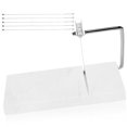 thumbnail image 3 of CIVG Cheese Slicer Non-Stick Marble Cheese Cutter with 5 Replacement Wire Non Slip Butter Slicer Multipurpose Effortless to Clean Cheese Cutter for Cheese Butter Handmade Soap 26x25cm, 3 of 10