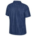 thumbnail image 3 of Men's Colosseum  Navy Georgetown Hoyas Football Print Polo, 3 of 3