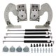 thumbnail image 1 of Kit de bisagras de puerta vertical, juego de puerta de tijera de 90 grados, repuesto de acero inoxidable para la mayoría de los coches Ford, 1 of 14