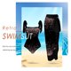 thumbnail image 4 of Traje De Baño Damas 2 piezas de traje de baño atlético de playa para mujer a la moda con vestido para accesorios femeninos (negro XXL), 4 of 8