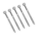 thumbnail image 1 of Wood Self Tapping  Screw, 25PCS 304 Stainless Steel Excellent Corrosion Resistance Hex Lag Screws  For Carpentry, 1 of 8