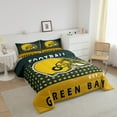 thumbnail image 3 of Football Bedding Sets American Football City Comforter Set Football Sports Bedding Comforter Sets Football Lover Down Comforter Football Team Sports Game Duvet Set(Chicago), 3 of 7