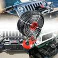thumbnail image 2 of 95ft 3/8 Inch Synthetic Winch Rope 20500LBs Protective Sleeve + RED HOOK for JEEP Truck ATV UTV KFI, 2 of 6