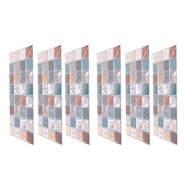 Classic Design Kitchen Backsplash Wallpaper, PVC, Self Adhesive, Waterproof, Oil For Home Decor, Protects From Steam And Oil Stains