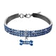thumbnail image 2 of Fiudx Mini Collar para Perro, con Brillantes Diamantes de Imitación, Diseño de Huella, Decoración de Diamantes Brillantes, Accesorio Elegante para Fiestas de Fin de Semana, Ideal para Ocasiones Espec, 2 of 2