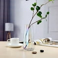thumbnail image 3 of Flower Vase Glass Luxury Lightweight Clear Flower Pot for Gift Bedroom Home Colorful, 3 of 9