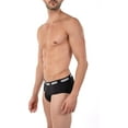 thumbnail image 3 of Gary Majdell Sport Men's Microfibre Bikini Brief, Moisture-Wicking Underwear, 4 Pack (Black, M), 3 of 5