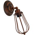 thumbnail image 1 of LEDSone Vintage Rustic Red Industrial Metal Wall Sconce Adjustable E26 Hardwired, 1 of 1