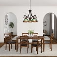 thumbnail image 4 of CHLOE Lighting Victorian-Style 5-Light Antique Dark Bronze Finish Large Chandelier 25" Wide, 4 of 8