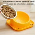 thumbnail image 6 of Dog Cat Food Bowl Tilted Angle No-Spill Cat Food Bowl Dog Cat Dish PP for Small Medium Dogs Cats Non-Skid Cat Food Bowl, 6 of 6