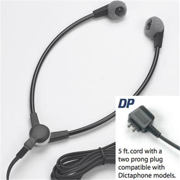 VEC SH55DP Wishbone Headset Stetho & Dictaphone Plug