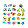 thumbnail image 1 of 50 Uds. Juego de combinación de formas de rompecabezas de madera, actividades de aprendizaje de habilidades motoras finas para niños pequeños en edad perfke Rompecabezas, 1 of 8