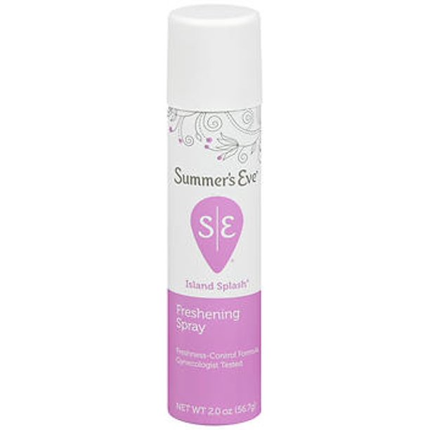 Summers Eve feminine deodorant spray, Island splash 2 oz Walmart