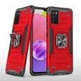 thumbnail image 2 of For Samsung Galaxy A03S SM-S134DL Robust Phone Case Cover + Tempered Glass - Red, 2 of 5