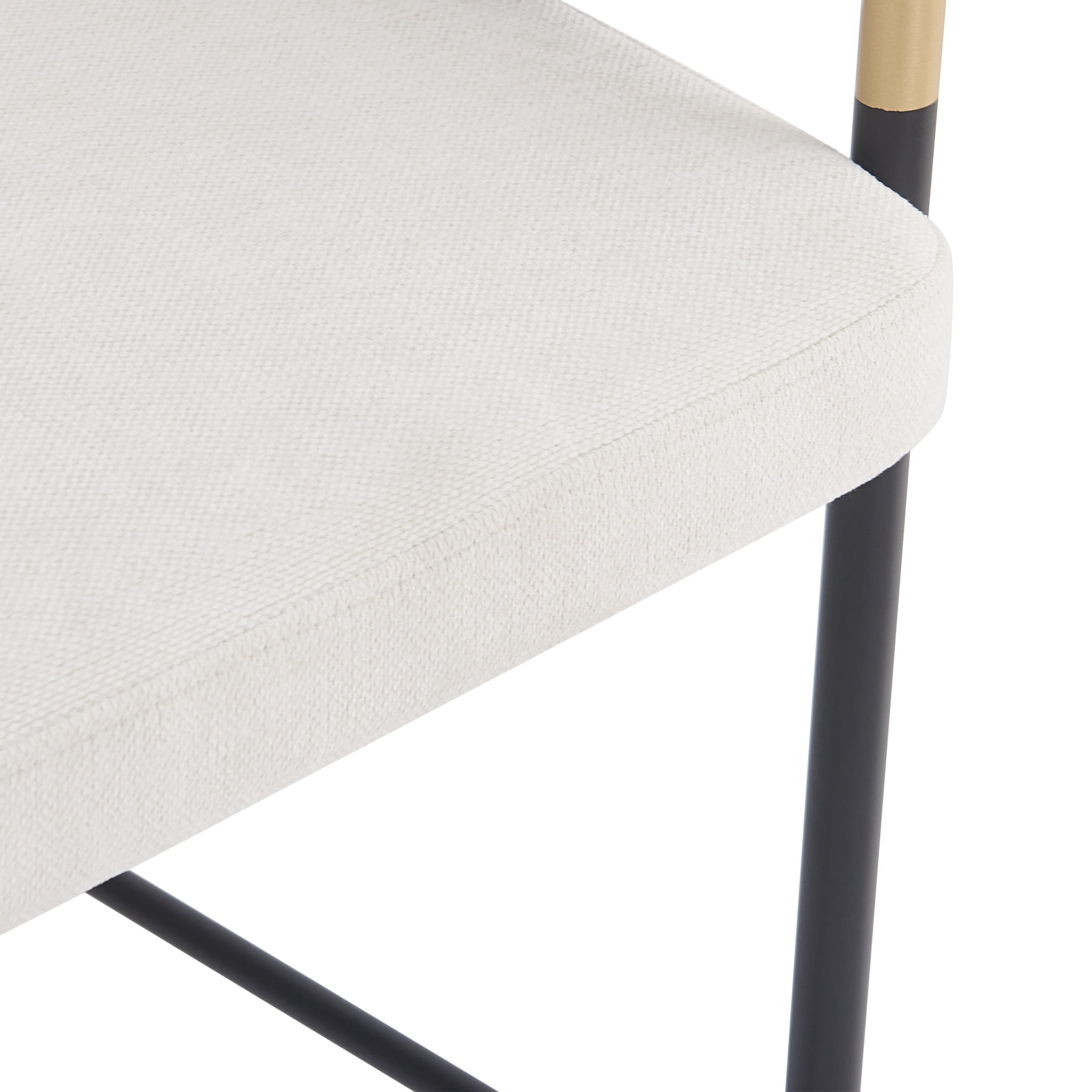Christopher Knight Home Modern 26" Upholstered Count Height Bar Stool with Curved Armrests, Beige, Set of 2