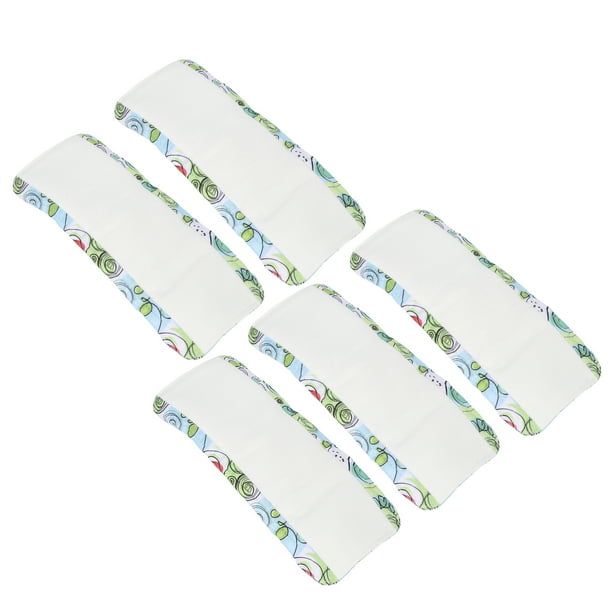 Senjay Cloth Menstrual Pads Cotton Sanitary Pads 5pcs Women Sanitary Pad Cotton Washable Reusable Leakproof Hygienic Feminine Menstrual Pads