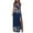 Blue, variant on IROINNID Sleeveless One-Shoulder Dress For Women Asymmetrical Casual Fashion Party Daily Elegant Dress Prints Full-Length Empire Dress