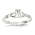 thumbnail image 1 of 925 Sterling Silver Claddagh Ring Celtic, 1 of 6