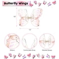 thumbnail image 3 of Fairy Wings Mozlly Butterfly para niños, color blanco, 36 cm, talla única, 3 of 7