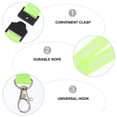 thumbnail image 2 of KAKOWELY neck strap 2pcs Mask Exemption License Lanyard Straps Keys Chain ID Cards Holder Ropes18.11"X0.59"X0.2", 2 of 4