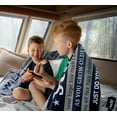 thumbnail image 2 of Gifts for Son, Son Blanket Gifts from Mom/Dad, Adult Son Gift Ideas, Birthday Gift for Son from Mom, Wedding/Graduation Gifts for Son Adult, Fleece Blanket Fuzzy Soft 50" x 60", 2 of 6
