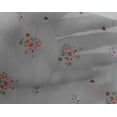 thumbnail image 4 of oneOone Georgette Viscose Fabric Leaves & Flower Floral Printed Craft Fabric BTY 42 Inch Wide, 4 of 4