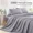 Gray, variant on Huba Homes 4pcs Bed Sheet Set 1800 Thread Count Luxury Egyptian 16'' Deep Sup-Soft Wrinkle king black