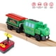 thumbnail image 4 of HYPERLIVING Juego de Trenes Locomotora con Batería para Vías de Tren de Madera, Potentes Vehículos de Tren de Motor, Vagones de Control Remoto Eléctricos con Luz y Sonido, Juguete de Tren, Regalo para, 4 of 8