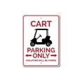 thumbnail image 2 of Cart Parking Novelty Decor, Metal Wall Sign - 10x14 Inches, 2 of 4