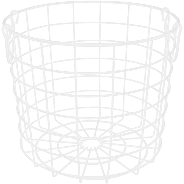 Cesta de almacenamiento con rejilla de hierro, cesta de escritorio, soporte para guardar artículos diversos para el hogar.