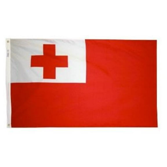 Annin Flagmakers 221596 4 ft. X 6 ft. Nyl-Glo Tonga Flag
