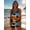 Orange, variant on Women's Tankini Swimsuits Two Piece Tummy Control Bathing Suit Modest Swim Top with Shorts