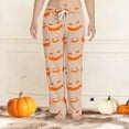 thumbnail image 5 of BILIKEYU Women's Fashion Casual Halloween Print High Waist Casual Pants Pajamas, women's clothing, halloween pajamas women, halloween pajamas, 5 of 6