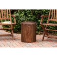 thumbnail image 3 of Fire Sense 62421 Michael Round Reclaimed Wood Insect Rot Resistant Garden Stool, 3 of 6