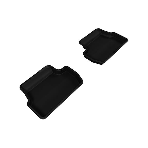 3D MAXpider 2014-2019 Mini Hardtop 2-Door Kagu 2nd Row Floormats - Black (L1MN01021509)