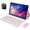 Pink, variant on Keyboard Case for Lenovo Yoga Tab 11.1 2025, Magnetically Detachable Bluetooth Keyboard with Wireless Mouse, 2‑Pack Screen Protectors Included,Pink