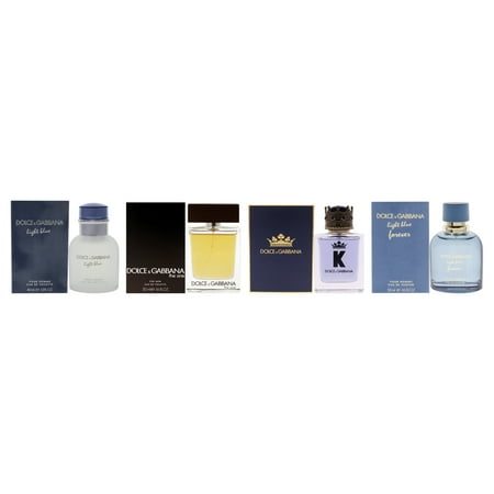 Dolce and Gabbana 4 Pc Kit - 1.7oz K EDT Spray, 1.3oz Light Blue EDT Spray, 1.6oz Light Blue Forever EDP Spray, 1.6oz The One EDT Spray