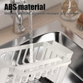 thumbnail image 6 of Kitchen Sink Caddy Organizer with Auto-Draining Tray | Sponge & Soap Holder | Towel Hanging Rod | Non-Slip Base for Countertop Organization, 6 of 6