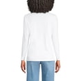 thumbnail image 2 of Lands' End Women's Petite Supima Cotton Relaxed Long Sleeve Crew Neck T-Shirt, 2 of 5