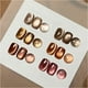 thumbnail image 1 of Set de esmaltes de uñas GAOY Jelly Brown Cat Eye Gel con imán de 7,3 ml, 1 of 6