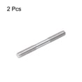 thumbnail image 3 of Unique Bargains M6x60mm 304 Tige de Poussée en Acier Inoxydable Tige Filetée à Double Extrémité pour Bricolage, 2Pack, 3 of 6