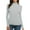 Gray, variant on Luxalzxs Womens Long Sleeve Turtleneck Tops Solid Color Slim Fitted Lightweight Casual Active Layer Tops Shirts