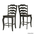 thumbnail image 5 of iNSPIRE Q Eleanor French Ladder Back Wood Counter Chair (Set of 2) by  Classic, 5 of 5