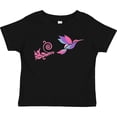 thumbnail image 3 of Inktastic Hummingbird Flying Swirl Girls Toddler T-Shirt, 3 of 5