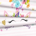 thumbnail image 5 of Move Over Stripes Unicorn Duvet Cover Set King  Bedding Sets Striped Unicorn Pattern Microfiber No Filling, 5 of 6