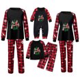 thumbnail image 6 of Odeerbi Matching Family Christmas Pajamas Sets Plaid Sleepwear Parent-Child Xmas Patchwork Plaid Printed Homewear Suits Round Neck 2025 Long Sleeve Two-piece Jammies Sets Loungewear for Mom, 6 of 7