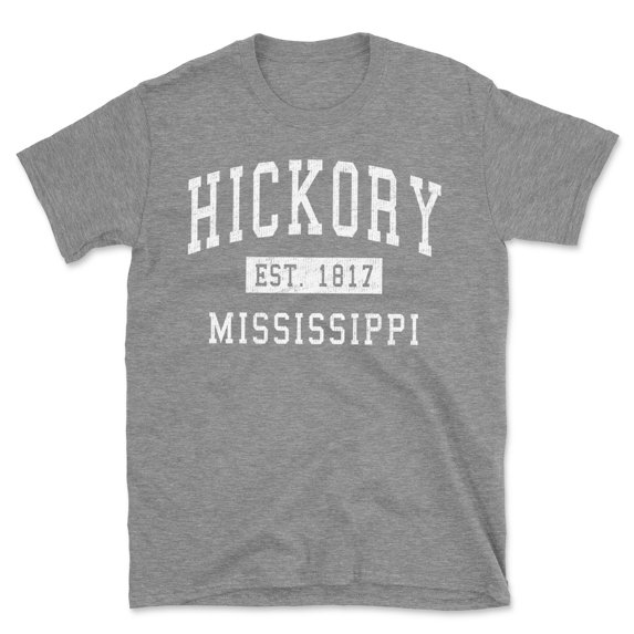 Hickory Mississippi Classic Established Men's Cotton T-Shirt