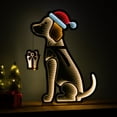 thumbnail image 3 of Melrose 31.25" Infinity Lighted Dog Silhouette Christmas Tabletop Decoration, 3 of 3