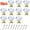 10Pcs Gold, variant on 10Pcs/pack 30mm Clear Crystal Cabinet Knobs,Diamond Shape Dresser Pulls,Drawer Wardrobe Cupboard Handles,Furniture Door Hardware