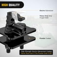 thumbnail image 3 of Nilight 2PCS Tractor Bucket Grab Hook 3/8'' Heavy Duty Drop Forged Steel Bolt On Zinc-Coated Cast Tow Max 15000 LBS Black, 3 of 9